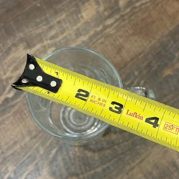 Princess House Heritage Footed Irish Coffee Mug Tempered Glass Cut Crystal Mint - Picture 7 of 7